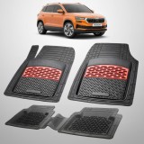 Cumpara ieftin Covorase Skoda Karoq I Compatibile Facelift 2022-2026 | Red