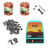 Kit gard electric complet 6J pentru ursi si mistreti, 2000 m, 12V/220V