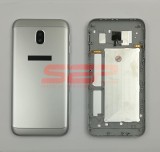 Capac Baterie Samsung Galaxy J3 2017 J330, Metalic, Silver, Compatibil