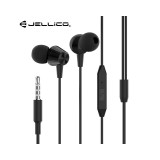 Handsfree Casti In-Ear JELLICO X4A, Cu microfon, 3.5 mm, Negru