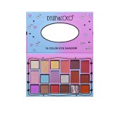 Palete de machiaj, kevin &amp; coco, pink blue, fard de pleoape, 18 culori, 19.3 x 12 x 1.4 cm