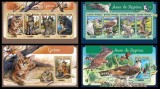 🌐 S. TOME E PRINCIPE 2016 🌐 - fauna, mijloace de transport, oameni celebri / seturi complete MNH (colite+blocuri) - 8 imagini