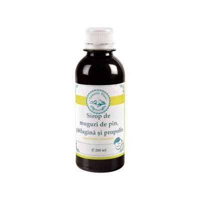 Sirop de Muguri de Pin, Patlagina si Propolis 200ml Apuseni Plant foto