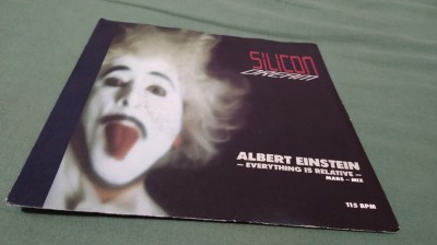 DISC VINIL SILICON DREAM -ALBERT EINSTEIN EVERYTHING IS RELATIVE STARE EXCELENT foto