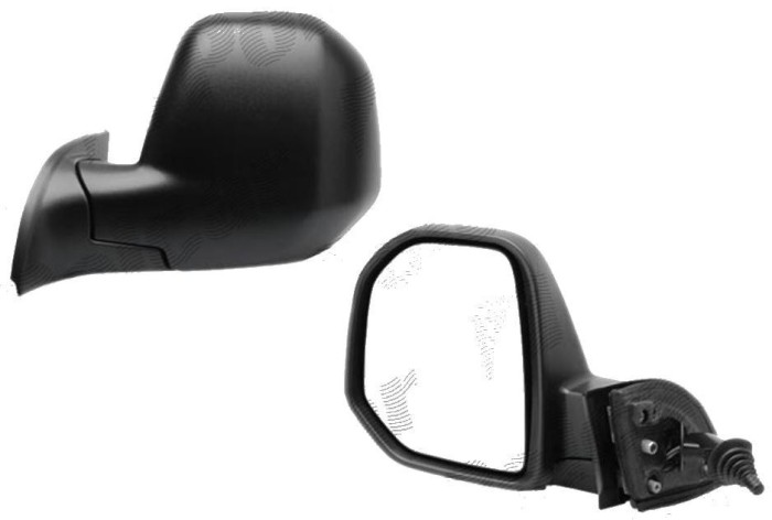 Oglinda exterioara Citroen Berlingo (7), 02.2008-06.2012, Peugeot Partner, 03.2008-06.2012, Dreapta, Crom, manuala, prin cablu, Fara incalzire, carca
