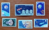RO.-1964-&#039;&#039;COSMONAUTICA&#039;&#039; SERIE 6V.&#039;&#039;-MNH-NESTAMP., Nestampilat