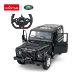 Masina Cu Telecomanda Land Rover Defender Negru Cu Scara 1 La 14