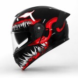 Cumpara ieftin Casca Moto/Scuter Flip-Up FIXATO Viper, Viziera Dubla, Protectie UV, Modulabila, Monster, Marime 57-59cm
