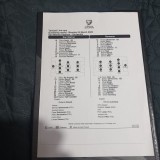 Foaie de joc SAN MARINO - ROMANIA