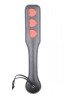 TOY219-115 Paleta fetish din imitatie piele cu decupaje in forma de inimioare