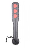 TOY219-115 Paleta fetish din imitatie piele cu decupaje in forma de inimioare