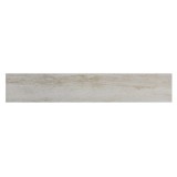 Plinta gresie portelanata Forest Blanco, mata, alba, 8 x 45 cm