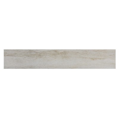 Plinta gresie portelanata Forest Blanco, mata, alba, 8 x 45 cm foto
