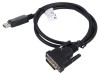 Cablu adaptor DisplayPort 1.2 1m negru