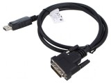 Cablu adaptor DisplayPort 1.2 1m negru