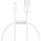 Cablu alimentare si date Baseus Superior, Fast Charging Data Cable pt. smartphone, USB la Lightning Iphone 2.4A, 0.25m, alb