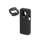 Husa de Protectie din silicon pentru camera video sport Insta 360 One X3, Negru