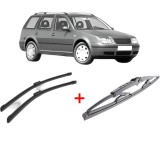 Cumpara ieftin Set 3 stergatoare Volkswagen BORA Variant (1J6) 1999-2005, pentru parbriz si luneta, Bosch Twin