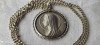 Argint MEDALION MARE 1900 FECIOARA MARIA marcaje VECHI manopera EXCEPTIONALA splendid UNIC