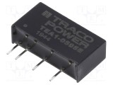 Convertor DC/DC 1W TRACO POWER - Intrare 4,5-5,5VDC, Ieşire 5VDC 200mA