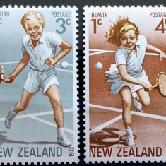 Noua Zeelanda 1972 tenis, sport serie nestampilata