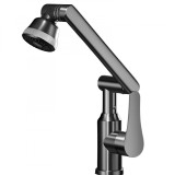 Baterie Chiuveta BiXXBi Kitchen Sink 4 Premium, Patru Moduri Iesire Apa, Brat Ajustabil (3*360 Grade), Design Elegant, Otel Inoxidabil Premium, Cap Ro