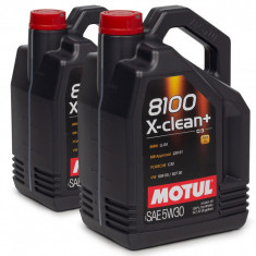 Set 2 Buc Ulei Motor Motul 8100 X-Clean+ 5W-30 5L 106377