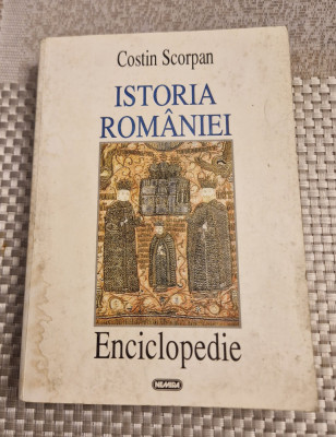 Istoria Romaniei enciclopedie Costin Scorpan foto