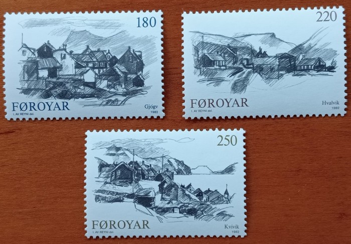 FEROE/FEROYAR-&#039;&#039;PEISAJ de IARNA.&#039;&#039;-SERIE 3V.- -MNH NESTAMP. -vezi scan
