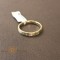Inel tip banda cu cristale zirconia placat 14k - latime 3 mm