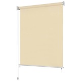vidaXL Jaluzea tip rulou de exterior, 100 x 230 cm, crem 43449