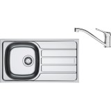 Pachet chiuveta bucatarie inox Franke SKN 611-78/44 DR, dreptunghiulara, 1 cuva si picurator pe partea dreapta, 78x43.5x15 cm, adancime cuva 15 cm + B