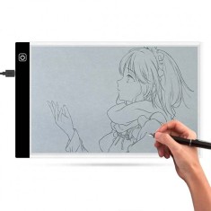 Tableta de Desen si Caligrafie, cu Iluminare din Spate, A4 cu LED-uri