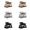 Set Clame Păr, Multicolor, Pătrate, 3.5 x 2.5 cm, 6 Bucăți, Oem
