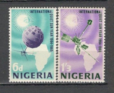 Nigeria.1965 Anul international al calmului solar GX.82 foto