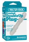 Vac-U-Lock - Frosted Double Up Plug - White