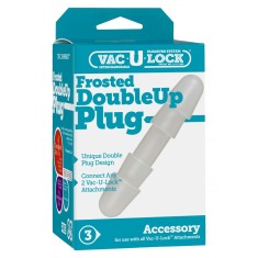 Adaptor Doc Johnson &raquo;Frosted Double Up Plug&laquo; Vac-U-Look 13,5 cm