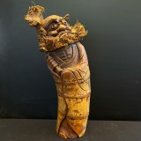 Statuetă decorativă din bambus sculptat &ndash; China