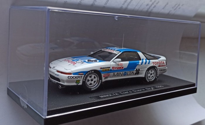 Macheta Toyota Supra &quot;Minolta&quot; Gr. A 1990 - Ebbro 1/43