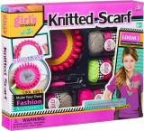 Cumpara ieftin Set creativ pentru fetite de tricotat esarfe multicolore,Knitted Scarf, Oem
