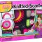 Set creativ pentru fetite de tricotat esarfe multicolore,Knitted Scarf