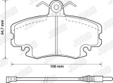 JURID 571526D set placute frana,frana disc