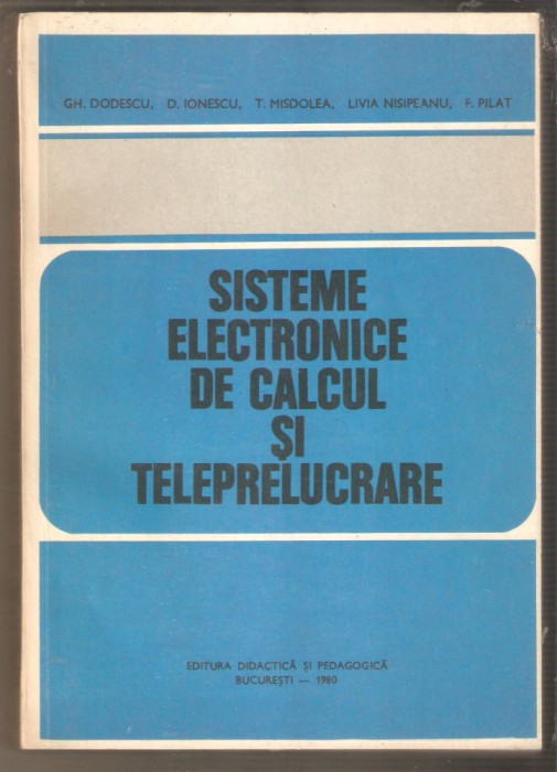 Sisteme electronice de calcul si teleprelucrare-Gh.Dodescu