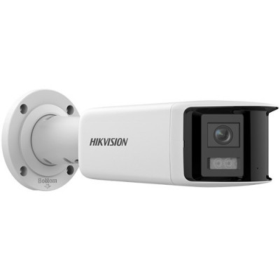 DarkFighter, AcuSense - Camera IP, 4MP, Panoramic view 180&amp;Atilde;&amp;sbquo;&amp;Acirc;&amp;deg;, lentila 2.8mm, IR 40m, Audio, Alarma, PoE, IP67 - HIKVISION DS-2CD2T46G2P-ISU-SL-2.8mm foto