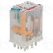 Releu electromagnetic, 125V DC, 6A, 4PDT, serie R4N, RELPOL - R4N-2014-23-1125-WT