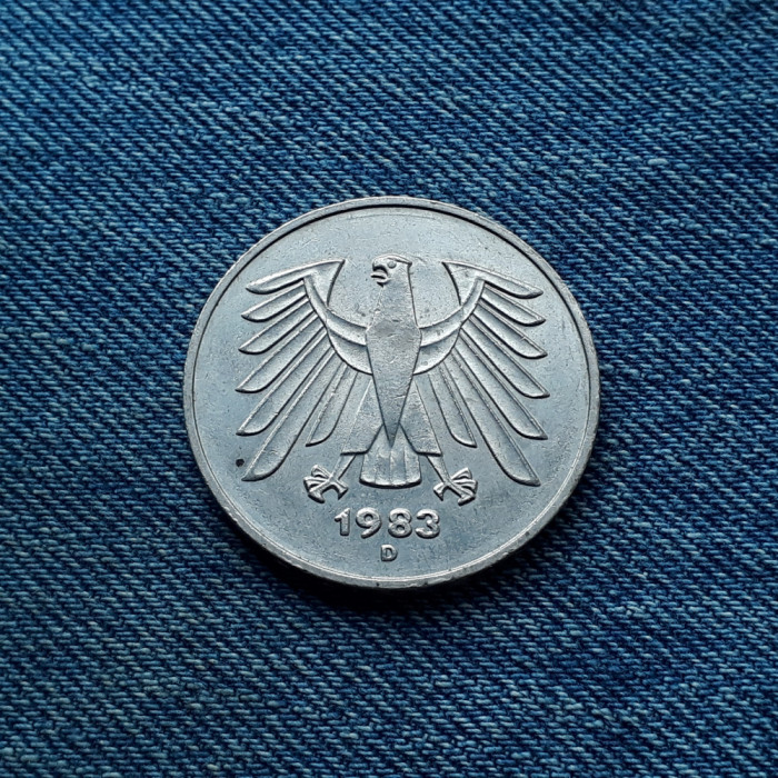 2k - 5 Deutsche Mark 1983 D Germania marci RFG