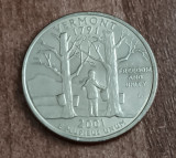 M3 C50 - Quarter dollar - sfert dolar - 2001 - Vermont - D - America USA, America de Nord