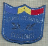 Y 1852 EMBLEMA MILITARA -VAMA ROMANA -CUSTOMS -PENTRU COLECTIONARI