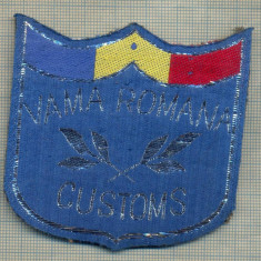 Y 1852 EMBLEMA MILITARA -VAMA ROMANA -CUSTOMS -PENTRU COLECTIONARI