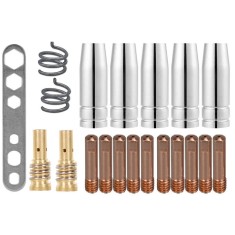 Set 20 consumabile pentru pistolet fara euroconector MIG MAG 150A, Intensiv WeldLand Equipment foto